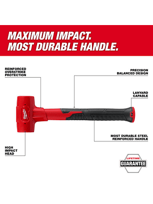 Martillo de golpe seco de 28 oz