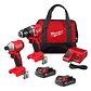 Kit taladro percutor y atornillador de impacto milwaukee 18v 3610-259 - Miniatura 4