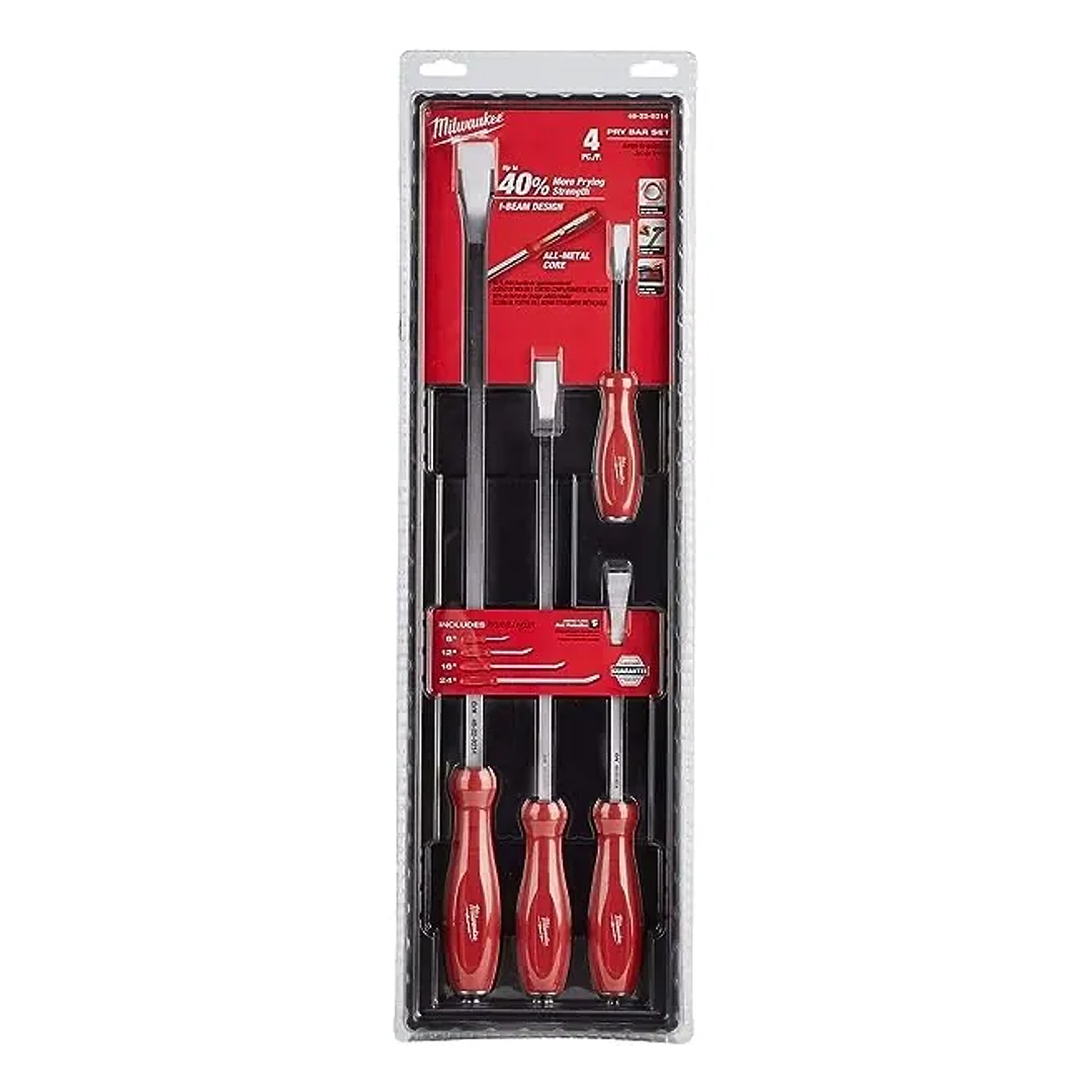 Juego de 4 barretas milwaukee 48-22-9214 4