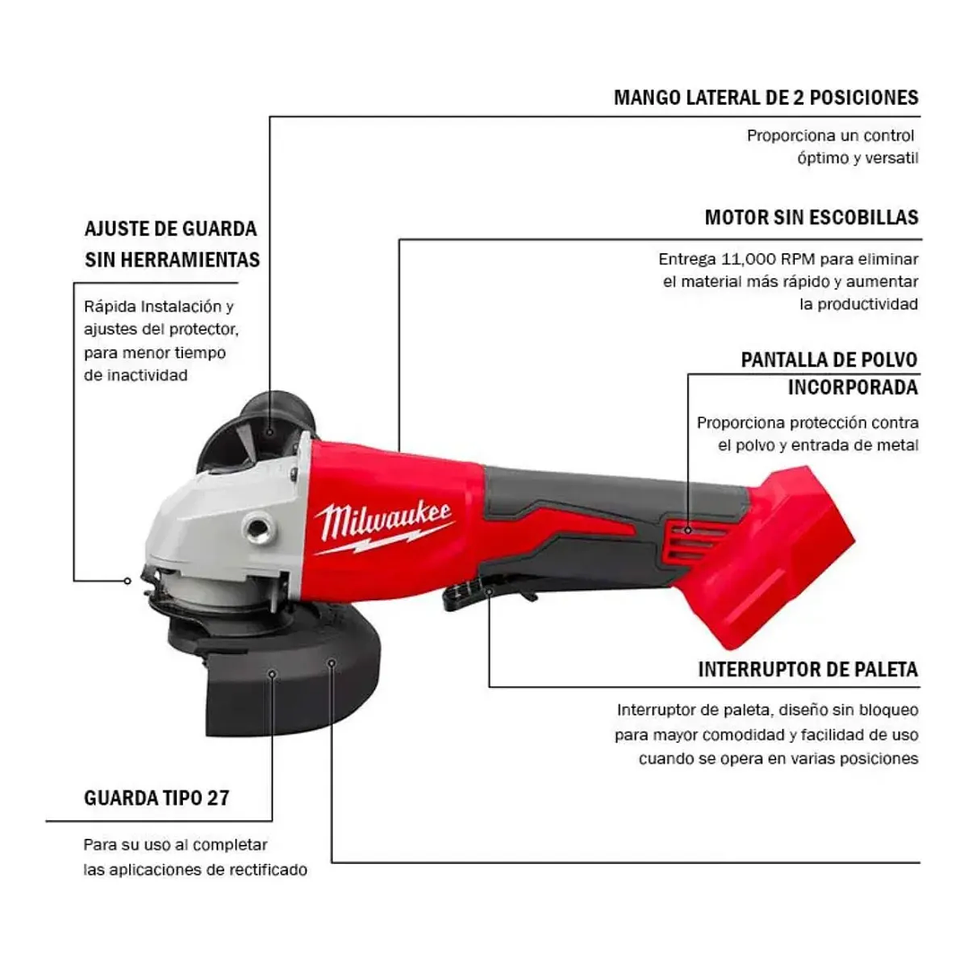  Esmeril M18™  4-1/2