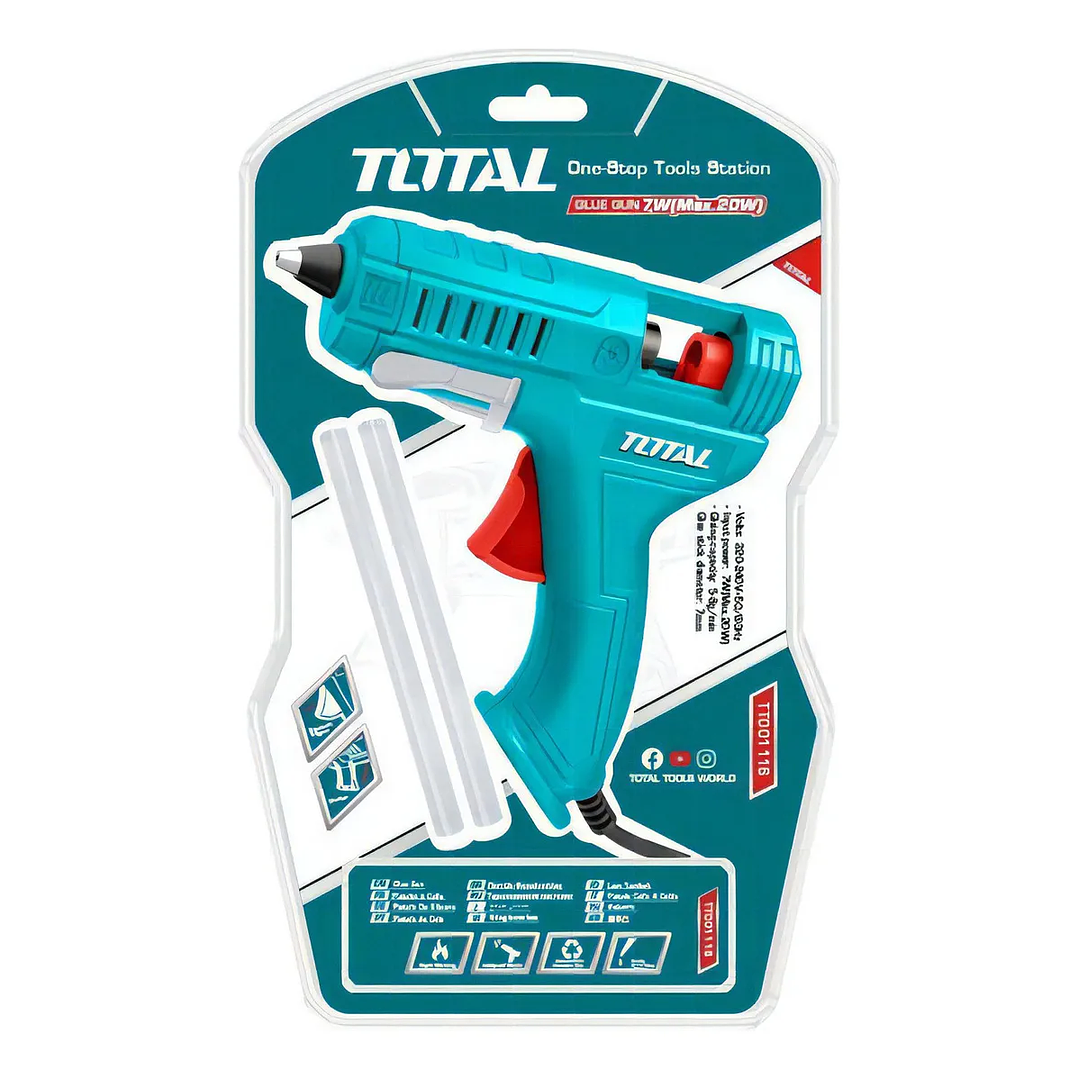 TOTAL PISTOLA DE SILICONA 100W TT001116 2