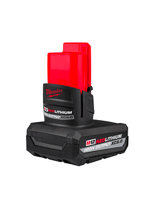 BATERIA XC 5.0 REDLITHIUM M12 HIGH OUTPUT MILWAUKEE 48-11-2450