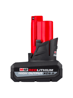 BATERIA XC 5.0 REDLITHIUM M12 HIGH OUTPUT MILWAUKEE 48-11-2450