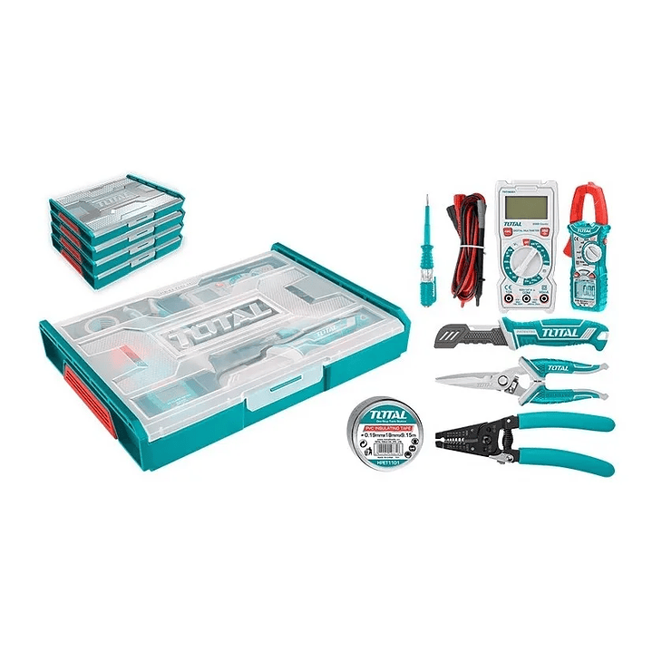 Juego DE Herramientas Electricas 7pzs Total Tools Thktv02t071 2