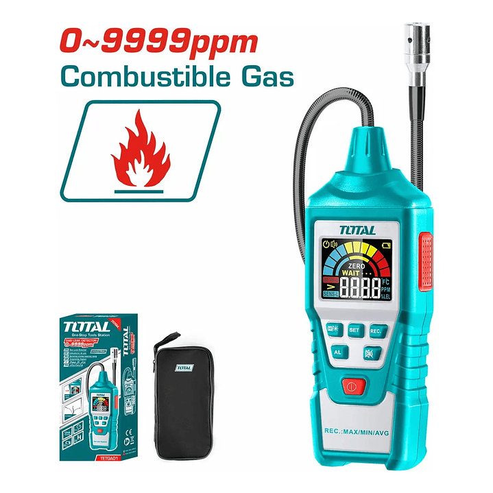 Detector Digital De Gases Total Tools Tetga01 2