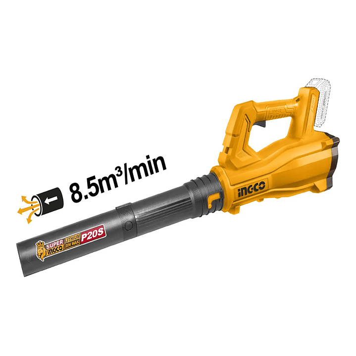 Soplador Inalambrico 20v 8,5m3/min Ingco Cabli20323 1