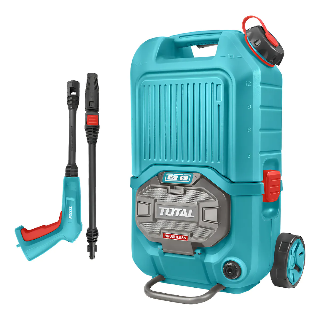 Hidrolavadora TPWLI4006 40v 15l Brushless Industrial + 5 Piezas Total + 2bat y cargador 1