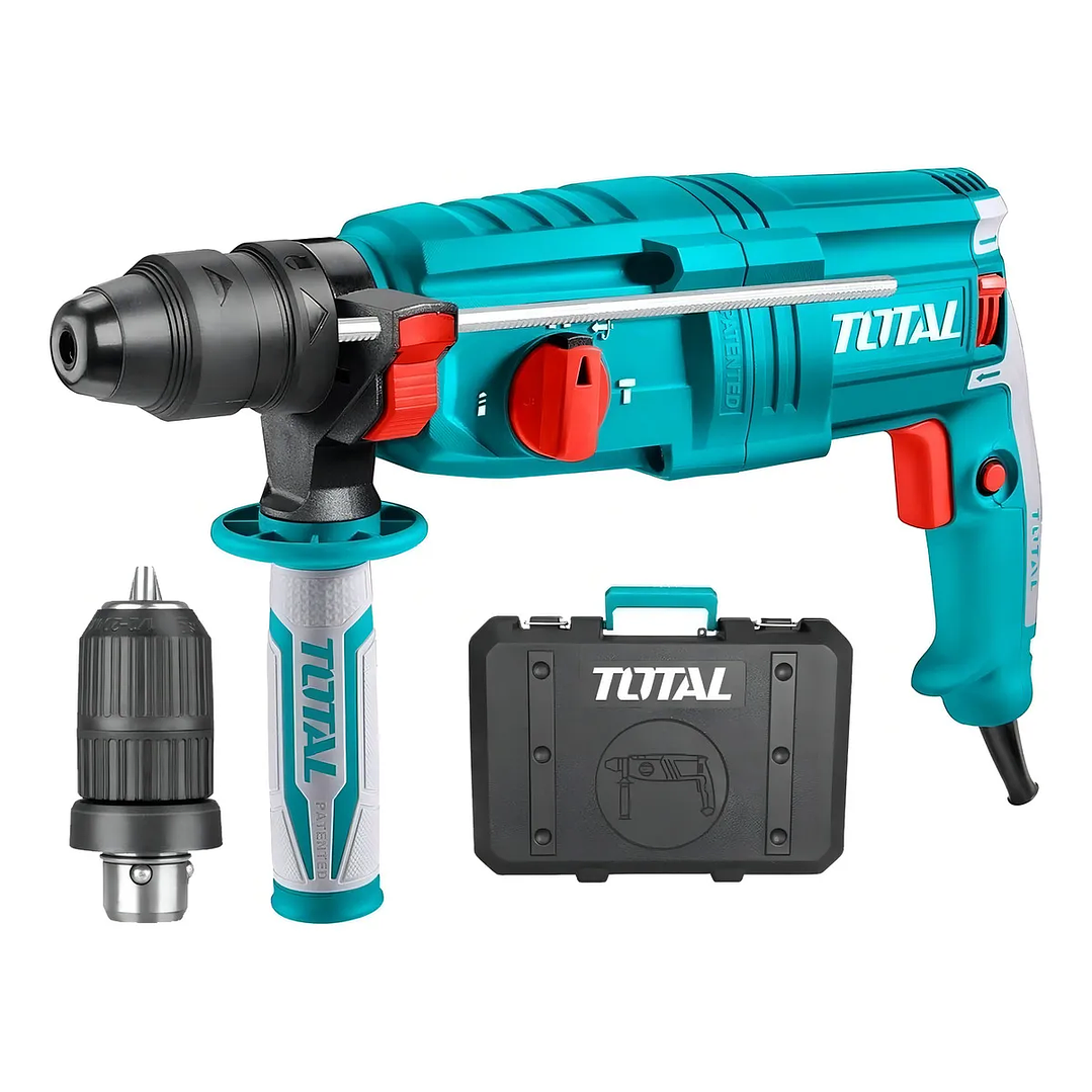 Rotomartillo Industrial Sds Plus 800w Con Adaptador Total 1