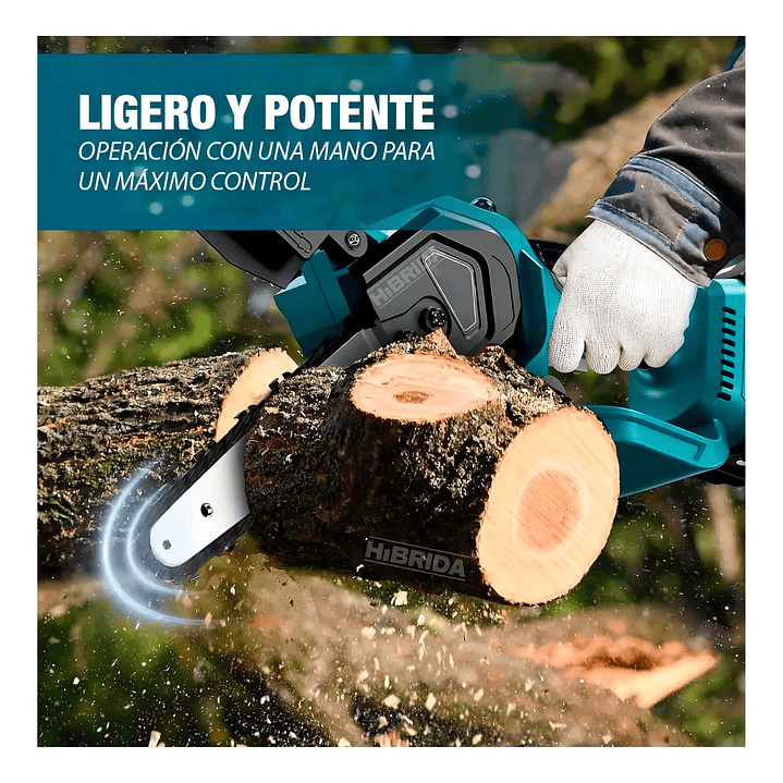 Motosierra Total Inalámbrico Jardinería Madera Portátil 5