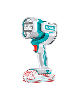 Foco Led, Linterna Trabajo Inalámbrica Total 20v - A Batería