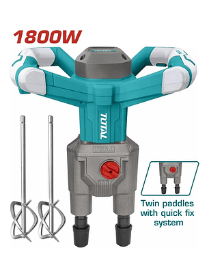 Mezclador Pintura Cemento 1800w Total