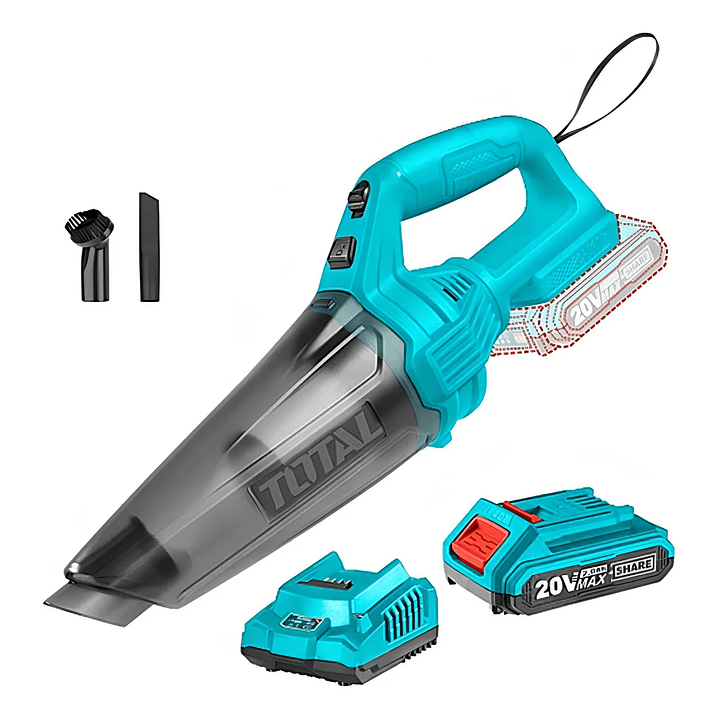 Aspiradora Inalámbrica 20v + 2 Accesorios TOTAL TVLI20126 1