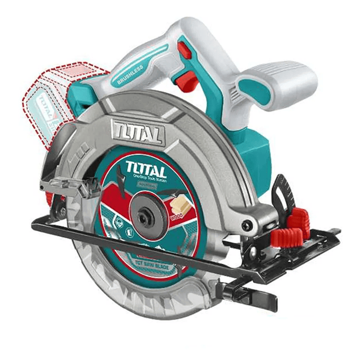 Sierra Circular Inalámbrica 6-1/2 Total Tools Tsli1652 1