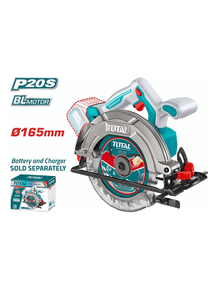 Sierra Circular Inalámbrica 6-1/2 Total Tools Tsli1652