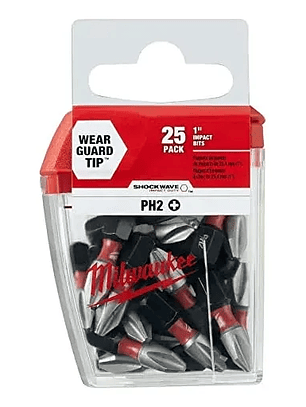 Puntas De Impacto Phillips 1 25un Milwaukee 48-32-4604