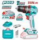 Taladro Percutor Y Atornillador 55nm 1/2 Bateria 20v Total TIDLI20558-7 - Miniatura 2