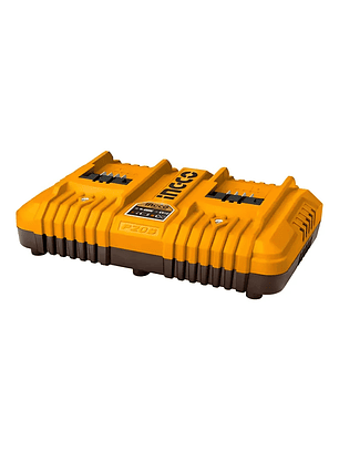 Cargador Doble Batería C/rapida 4a Ingco 20v Fcli2034