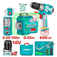 Combo Taladro + Nivel Láser 16v + Medidor Distancia Total TOSLI250101 - Miniatura 2