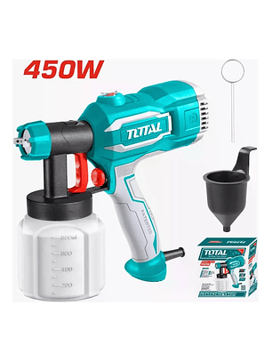 Pistola De Pintar Elec 800ml 450w Total Tt35067