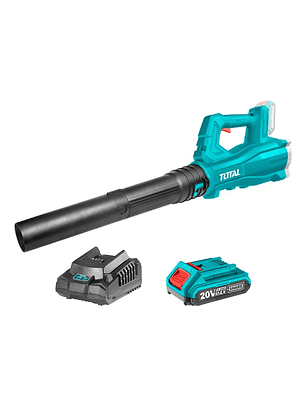 Soplador De Hojas Inalámbrico Total Jardinería Con 1 Batería 2.0ah Litio-ion Y Cargador Tabli203235