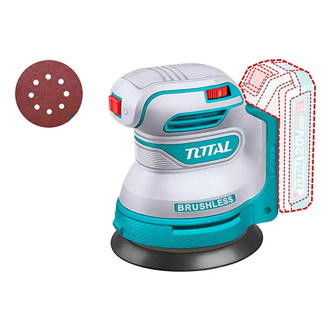 Lijadora Roto Orbital Inalámbrica TROSLI2002 + BOLSO 1