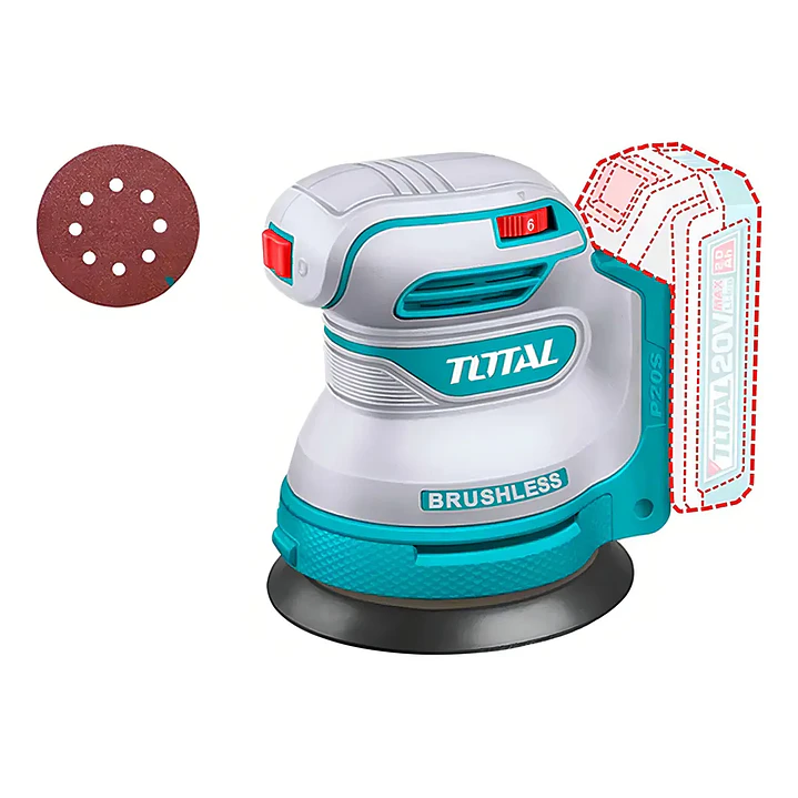 Lijadora Roto Orbital Inalámbrica TROSLI2002 + BOLSO 1