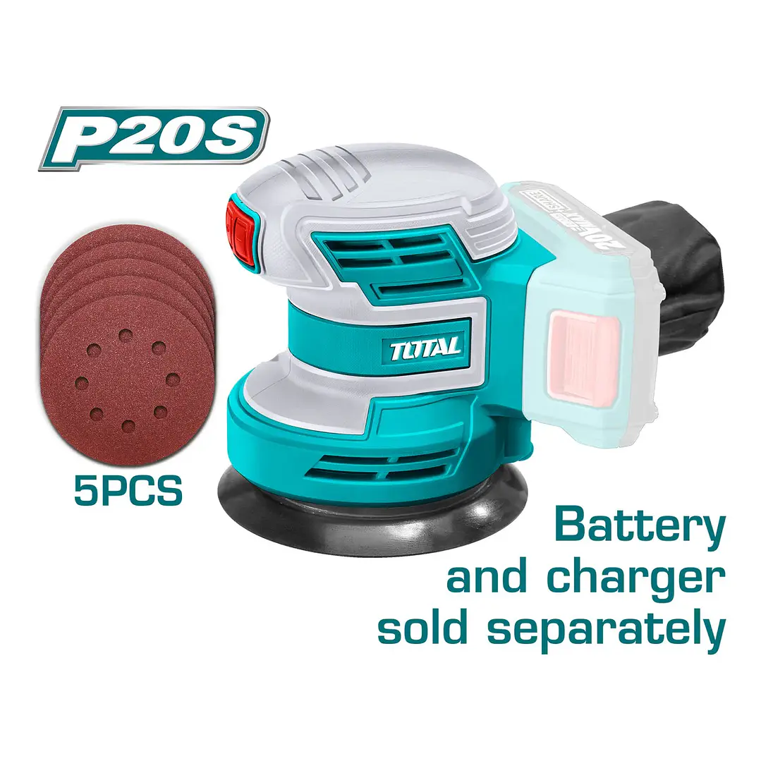 Lijadora Roto Orbital Inalámbrica TROSLI2002 + BOLSO 2