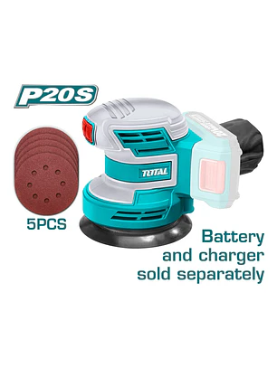 Lijadora Roto Orbital Inalámbrica TROSLI2002 + BOLSO