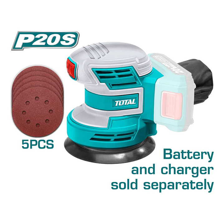 Lijadora Roto Orbital Inalámbrica TROSLI2002 + BOLSO 2