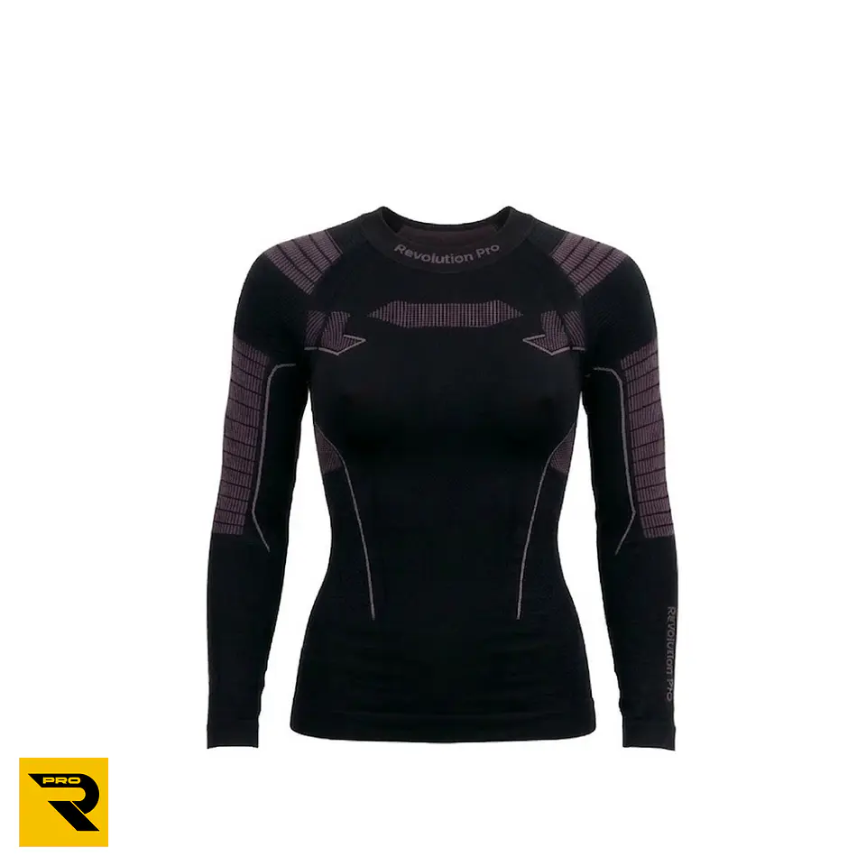 Polera Primera Capa Poliamida Obsidiana Mujer 1