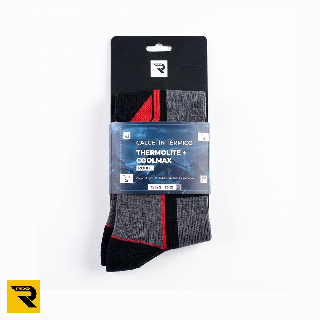 Calcetín de Compresión Thermolite Coolmax Roble 3