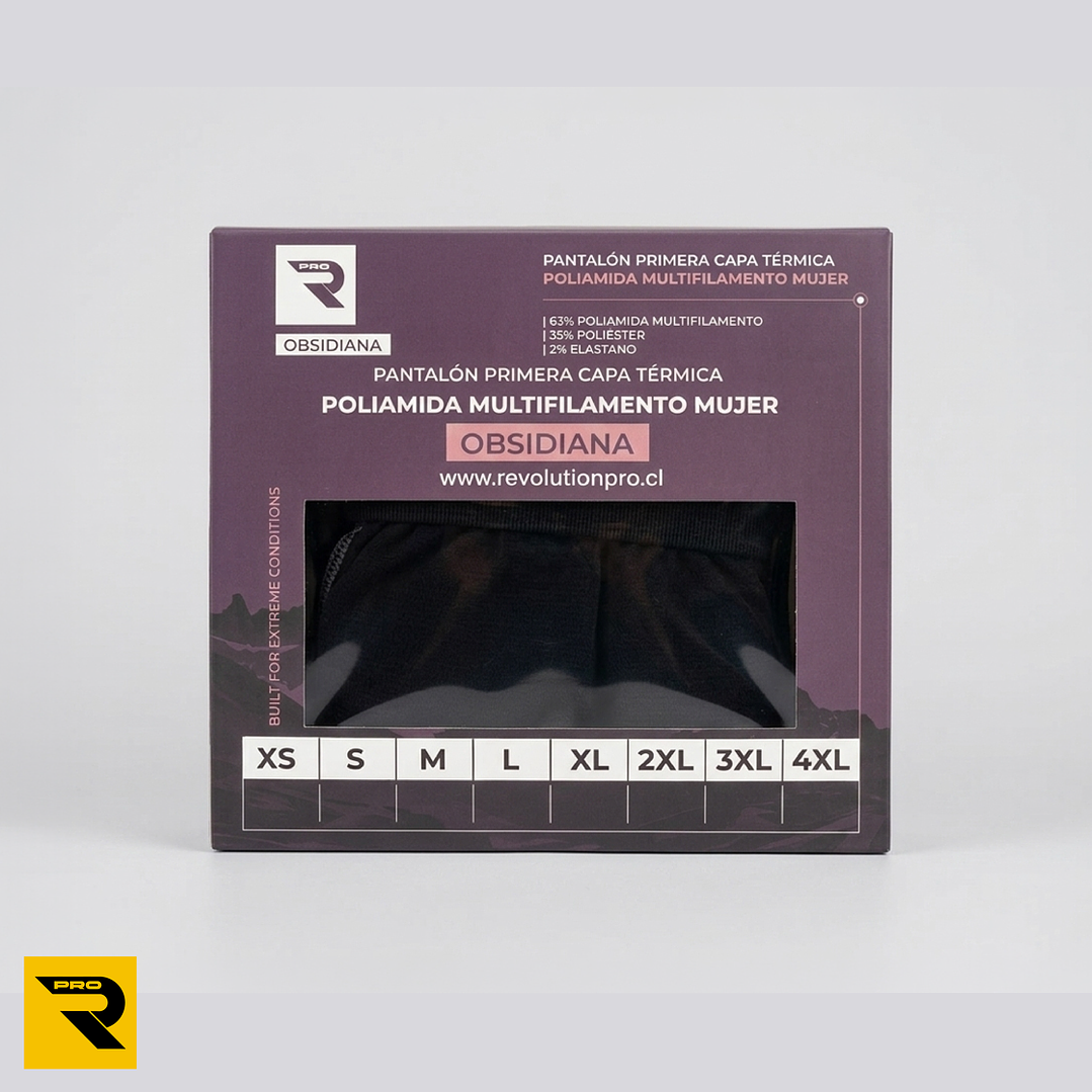 Pantalón Primera Capa Poliamida Obsidiana Mujer 2