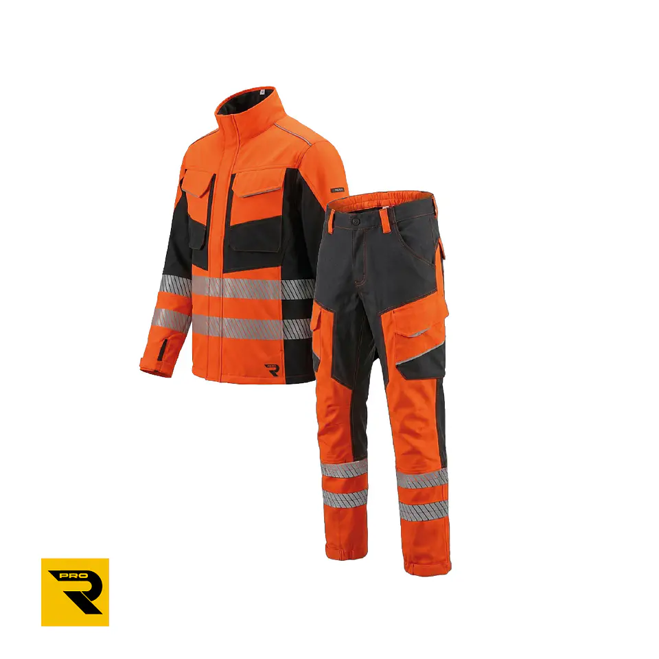 Conjunto Técnico Retardante Químico Alta Visibilidad Slack Nylon Spandex Hombre Horizon 1