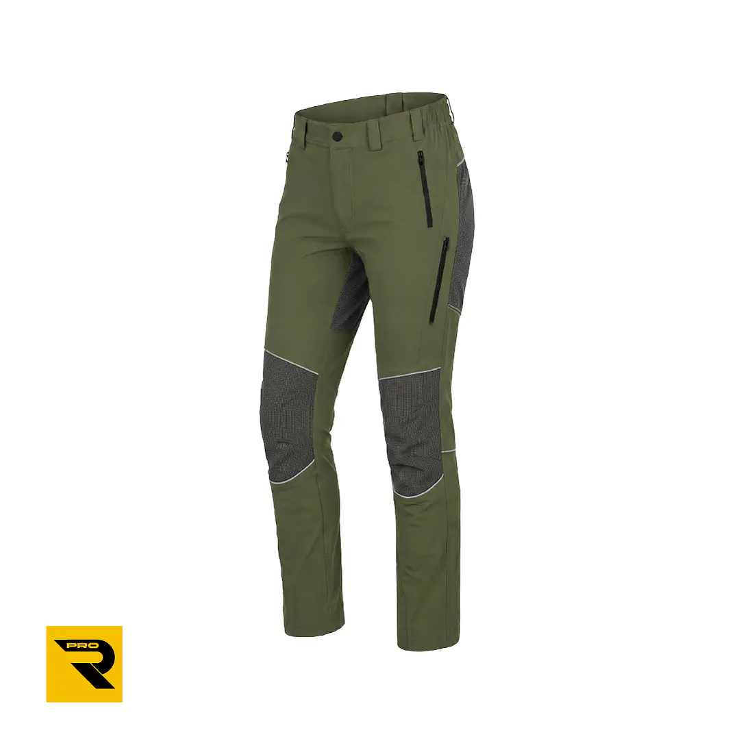 Pantalón Técnico Antiácido Nylon Spandex Hombre Risco 1