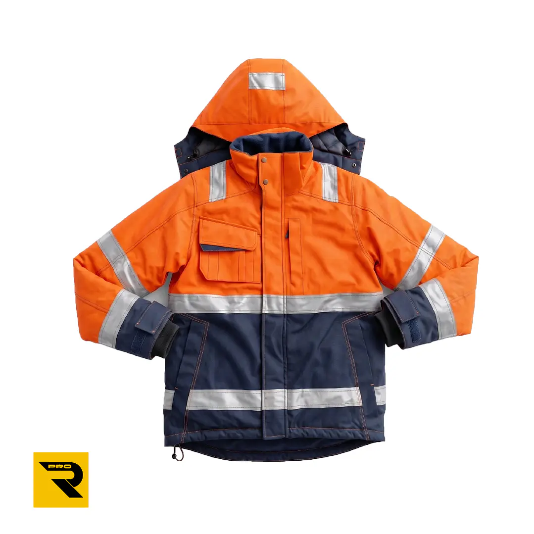 Parka Técnica Antiácida Alta Visibilidad Poliéster Hombre Cordillera 1