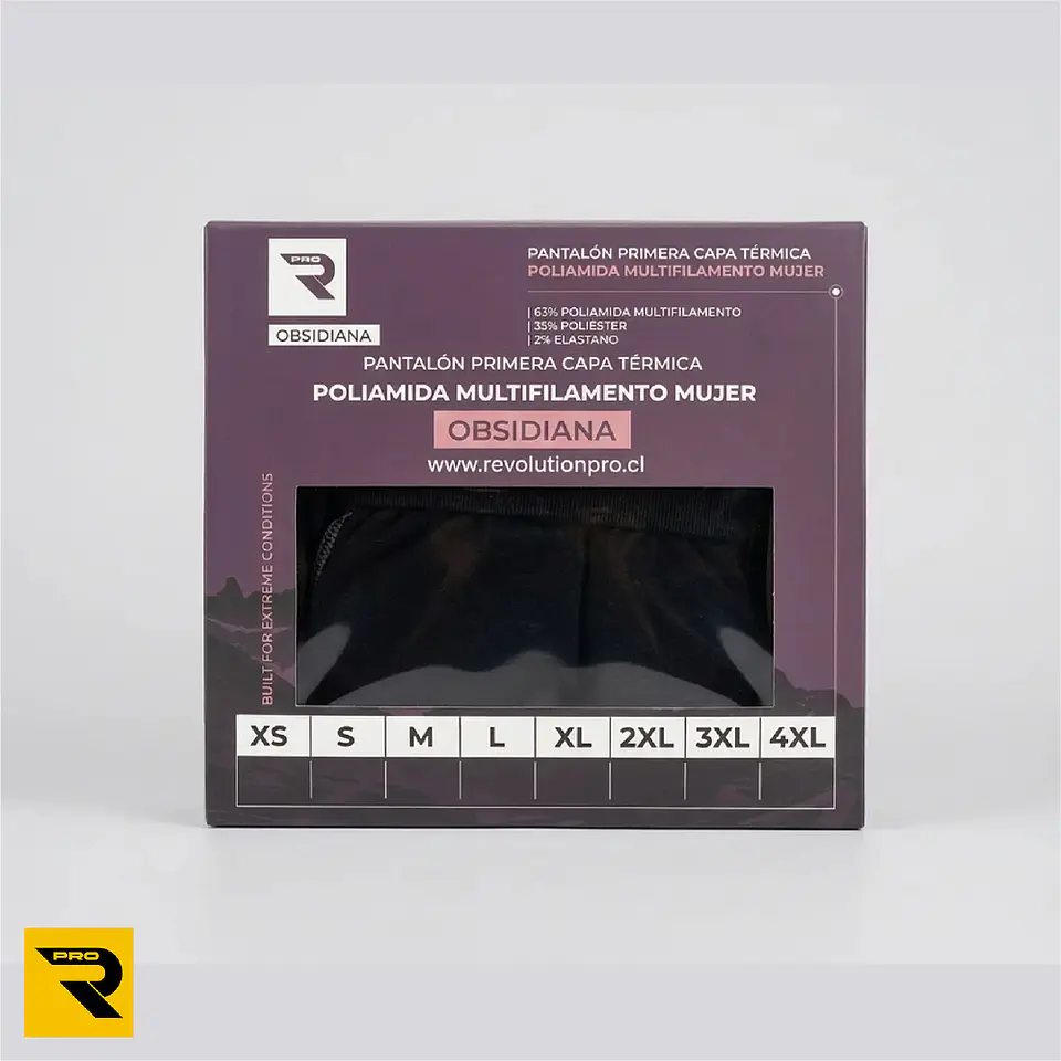 Pantalón Primera Capa Poliamida Obsidiana Mujer 5