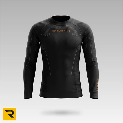Polera Primera Capa Poliamida Lapislázuli Hombre