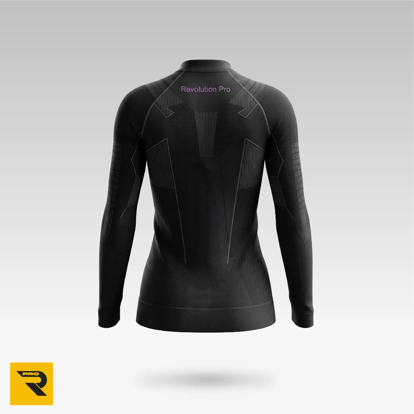 Polera Primera Capa Poliamida Obsidiana Mujer 3