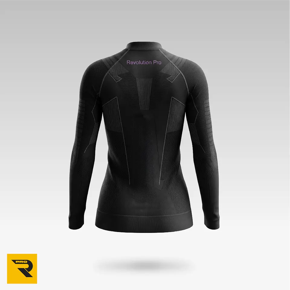 Polera Primera Capa Poliamida Obsidiana Mujer 3