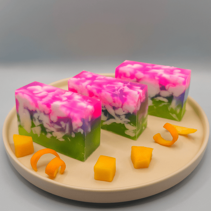 Sabonete energizante de Manga e Laranja Doce 1