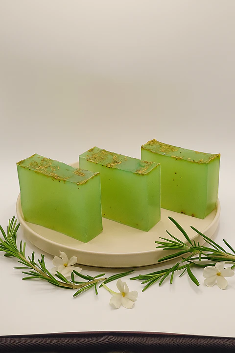 Sabonete herbal ancestral de Alecrim e Jasmim