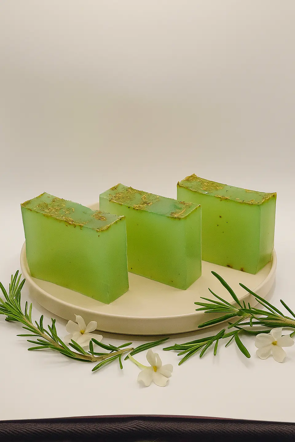 Sabonete herbal ancestral de Alecrim e Jasmim 1