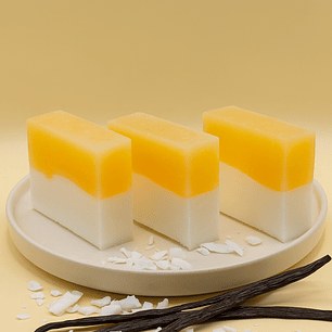 Sabonete tranquilizante de Coco e Baunilha