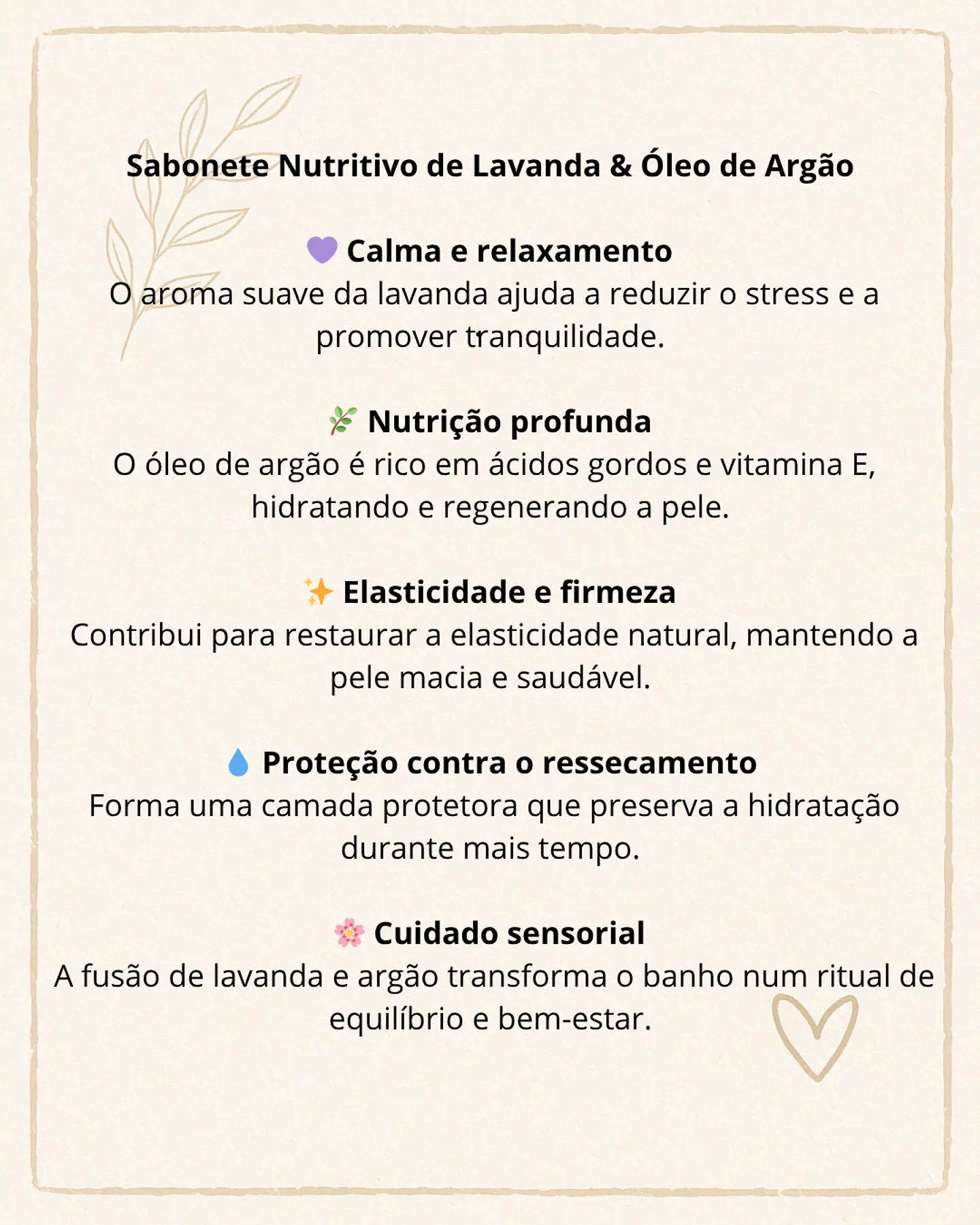 Sabonete nutritivo de Lavanda e óleo de Argão 2