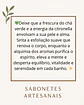 Sabonete esfoliante corporal de Chá Verde e Citronela - Thumbnail 3