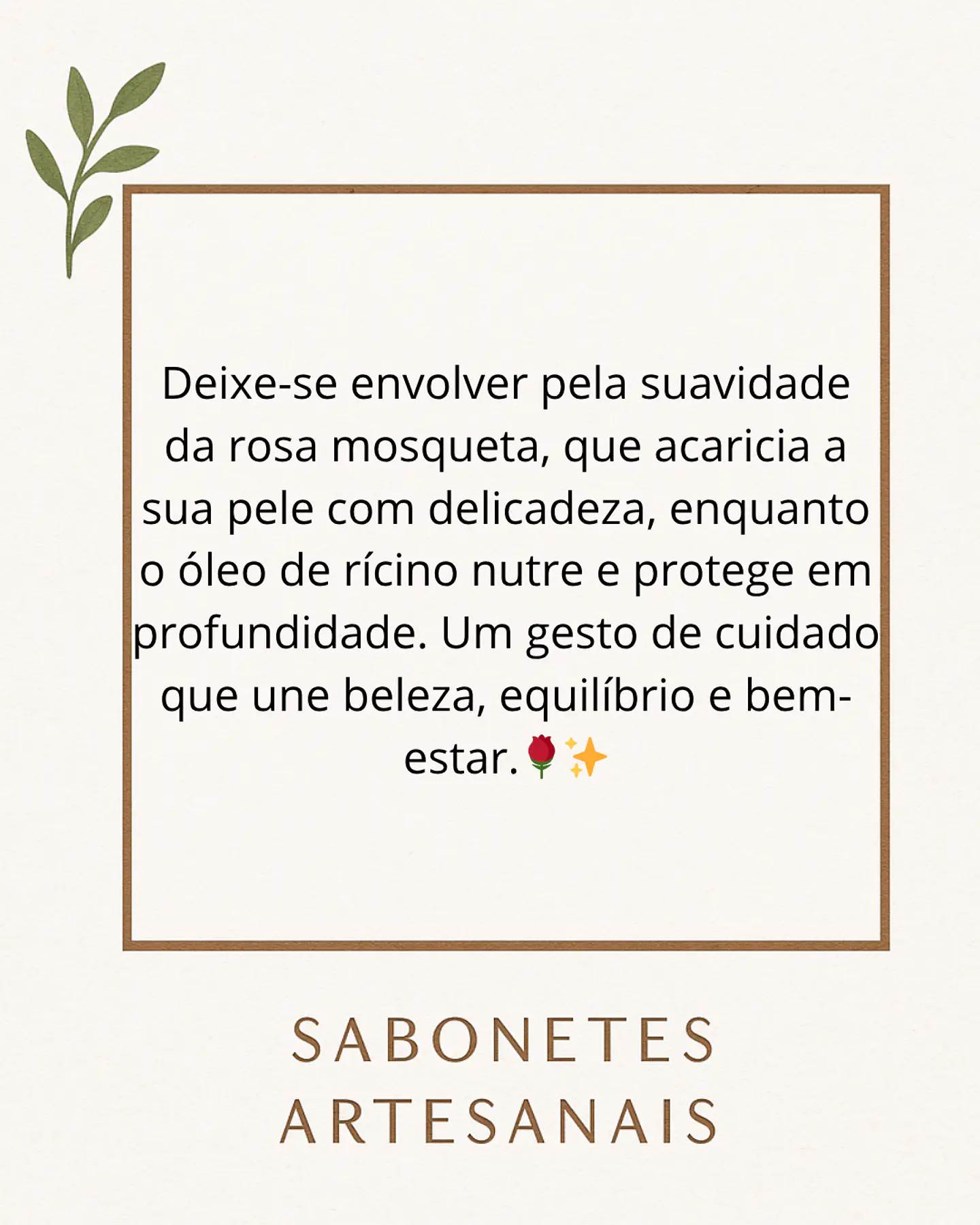 Sabonete delicado de Rosa Mosqueta e Ricino 3
