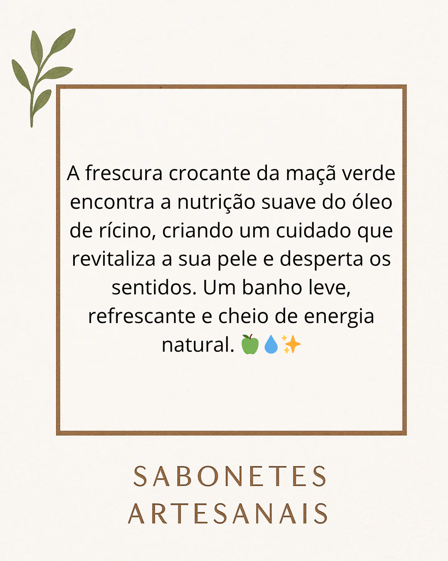 Sabonete refrescante de Maçã Verde e Óleo de Rícino 3