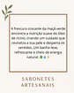 Sabonete refrescante de Maçã Verde e Óleo de Rícino - Thumbnail 3