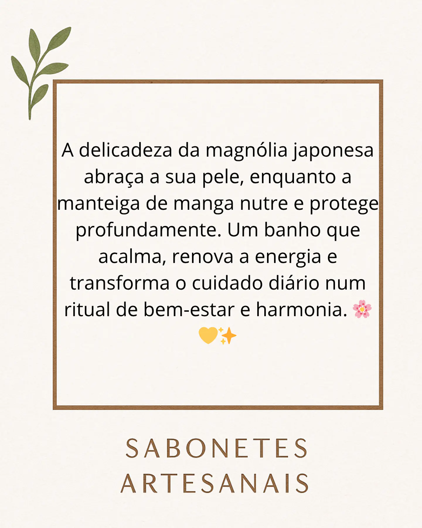 Sabonete calmante de Magnólia Japonesa e manteiga de Manga 3