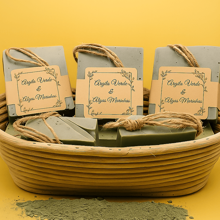 Sabonete de banho de Argila Verde & Algas Marinhas 1